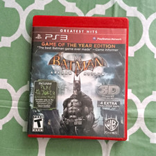 Batman: Arkham Asylum Game of the Year Edition (PS3, Greatest Hits) - CIB