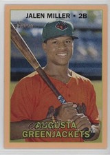 2016 Topps Heritage Minor League Edition Peach Border 20/25 Jalen Miller 12sf