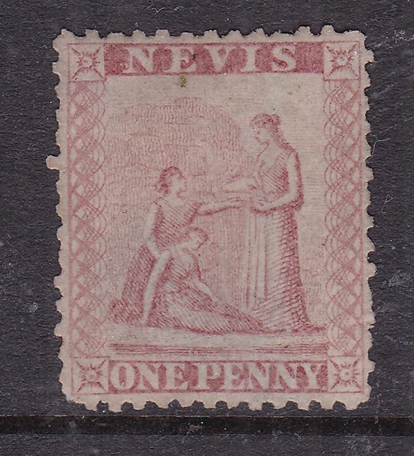 NEVIS    1866 RARER  sc#  5  mint NG  CLASSIC  $118.00@ xx dco4506nevis