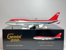 Northwest Airlines Boeing 747-400 1:200 Gemini Jets N675NW G2NWA607 