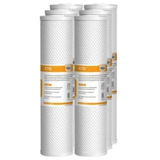 5 Micron 20x4.5" CTO Carbon Block Water Filter Whole House for Big Blue Housings