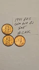 wheat penny 1941-P,1941-D,1941-S RED BU SET 1941,1941D,1941S UNC LINCOLN CENT #2