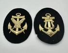 WW2 German Brass Military Patch, Lot of 2, Metal 3D