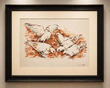 Watercolour on paper Painting by prominent artist jamil Naqsh
