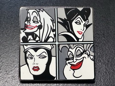 Disney Villains Emaille Pin Anstecker Cruella Maleficent Evil Queen Ursula Brosche 3cm