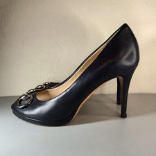 Gucci Gisele Black Platform Horsebit Heels Women’s Size EU 38 US 8