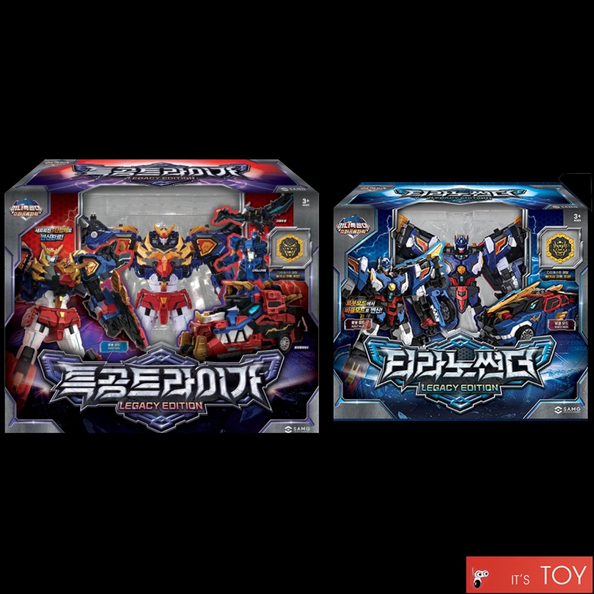 Miniforce Dinoid Warrior FORCE TRIGA & TYRANNO THUNDER LEGACY