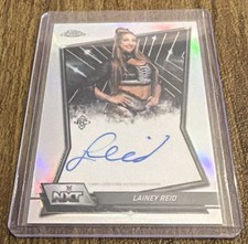 2026 WWE Topps Chrome Lainey Reid RC Refractor Auto On Card 