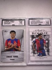 6 Lamine Yamal Graded 10 Rookie Slabs