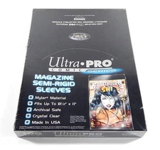 Ultra PRO Comic Series 8-1/2 x 11" Magazine Semi-Rigid Sleeves (100 Count Box)