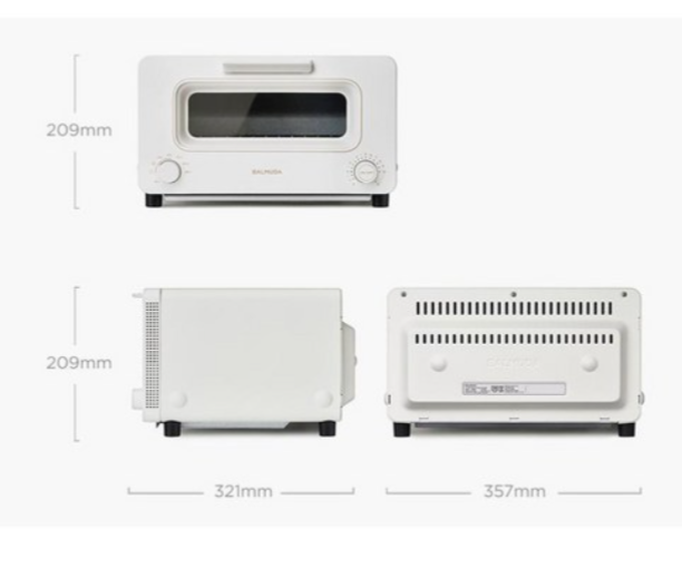 BALMUDA The Toaster K11B Renewal Premium Steam Oven White 220V