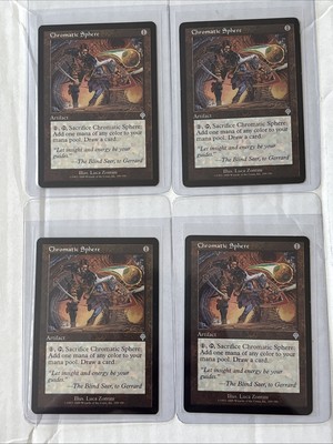 4x Chromatic Sphere (Invasion) - MTG / LP