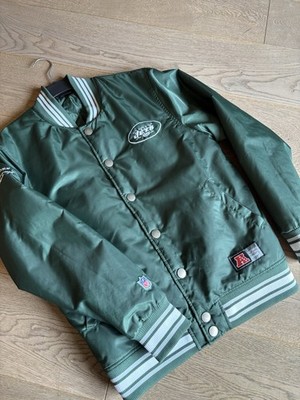 New York Jets Bomberjacke NFL Herrenjacke Grün Größe M Top Zustand