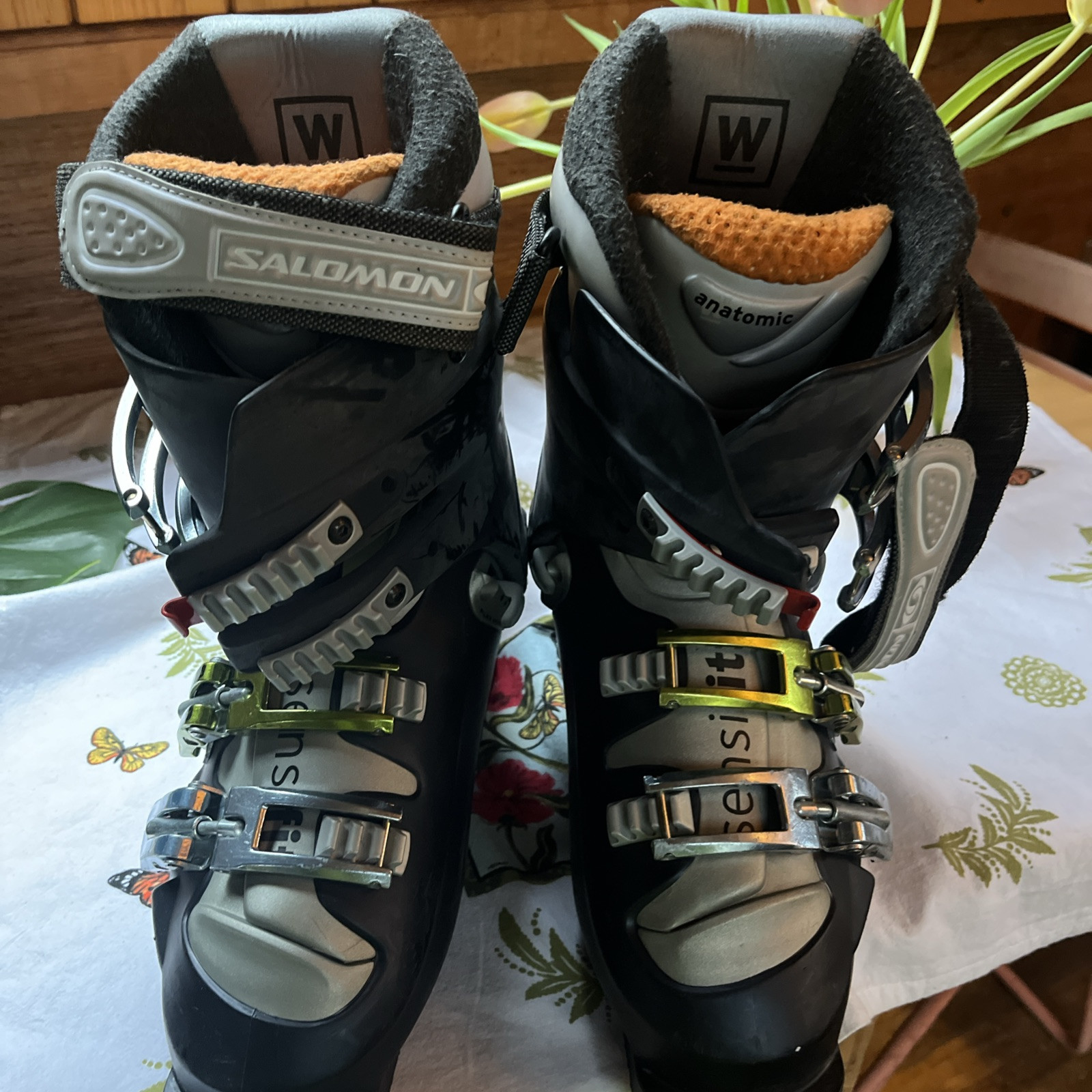 Scarponi da Sci Salomon Sensifit 286mm Made In Italy Fibbia 3D Regolazione Flessibile
