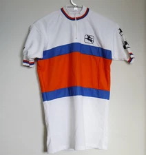 Giordana Diadora vintage cycling jersey stripes Made in Italy NOS size large