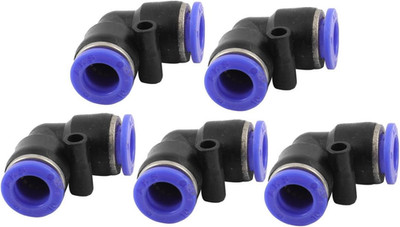 5Stk. Luft Pneumatisch 10mm L From Eindrücken Ellbogen Verbinder Rohr Fitting