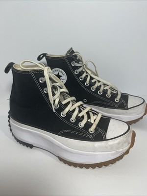Converse Run Star Hike Hi Black White/Gum 166800C US M 7.5 W 9- EUR 40.5