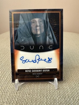 2024 Topps Chrome Dune Souad Faress as Bene Gesserit Sister Auto #A-SF