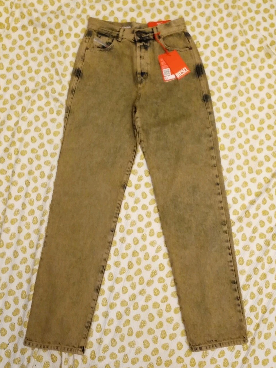 Diesel 1956 Jeans Straight Leg High Waist Regular Fit Women’s Size W27 L32 New