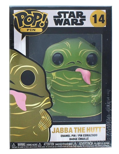 Star Wars 3 Inch Funko POP Pin Jabba The Hutt Standard