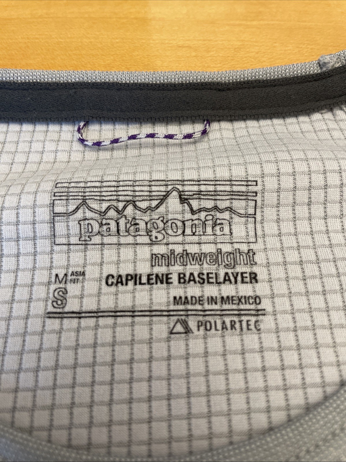 Patagonia Men’s Midweight CAPILENE BASELAYER Polartec Gray Small thumbnail 2