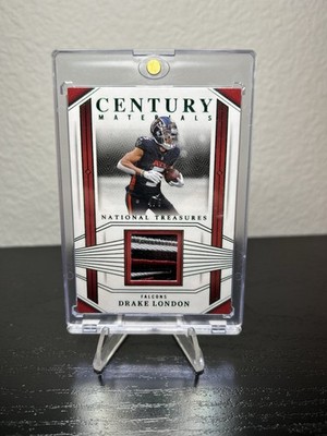 2023 Panini National Treasures CEN-DLN Drake London 3 Color Patch /5