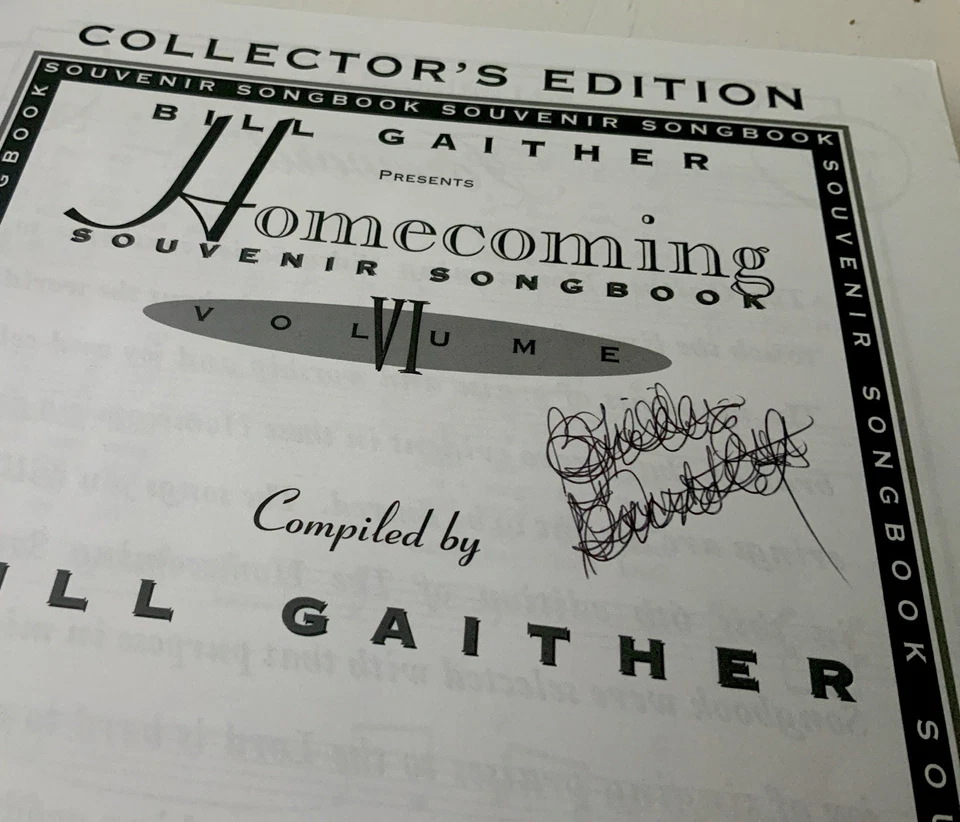 Bill Gaither Presents Homecoming Souvenir Songbook Volume VI 6 Collector's Ed. - Image 2 of 4