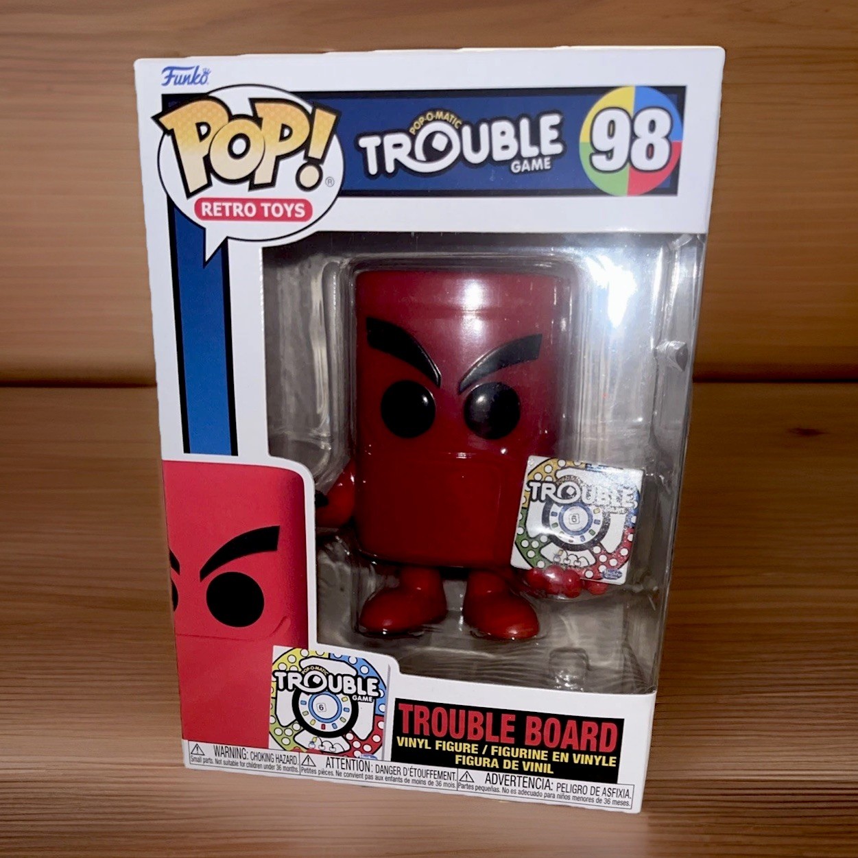 Funko Pop /Retro Toys Trouble Board Vinyl Figure #98 /Vaulte