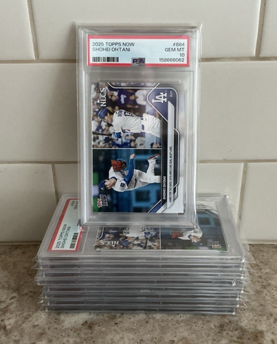 2025 Topps Now #884 Shohei Ohtani LA Dodgers - Game for the Ages - PSA 10