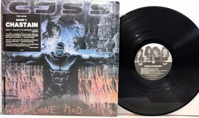 CJSS World Gone Mad LP VG+ Plays Well 1986 Leviathan LA 861 Vinyl David Chastain