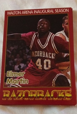 1993-94 Phipps Arkansas Razorbacks - Elmer Martin (RC)