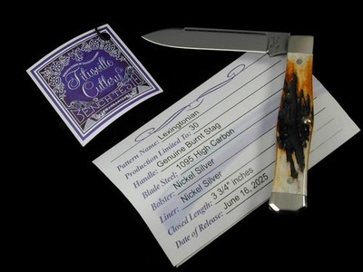 ゆ*様 【訳アリ特価】Made in USA・ヴィンテージ・ショット・ダブルライ TITUSVILLE CUTLERY GENUINE BURNT STAG LEXINGTONIAN COFFIN JACK