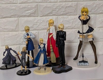 Fate Saber Figur Set 7 Sammlerstücke Anime Figuren Authentic Japan