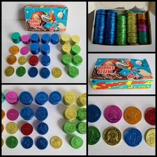 Space Boy Bubble Gum circa 1970 Over 130 Foil Wrapped Pieces in Original Box