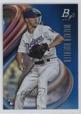 2018 Bowman Platinum Blue 84/150 Walker Buehler #97 Rookie RC nd3
