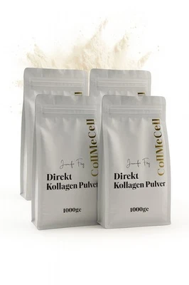 JENNIFER FREY Colágeno en polvo 4 x 1000 g péptidos hidrolizados de colágeno puro venta de fábrica