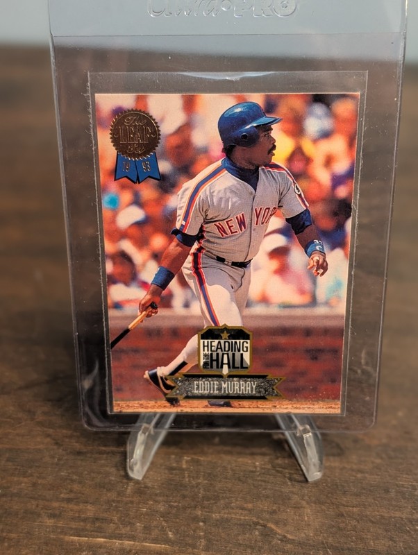 1993 Leaf - Heading for the Hall Eddie Murray #4.