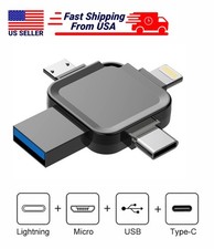 USB 3.0 Flash Drive Memory Stick Thumb External Storage For iphone iPad Android