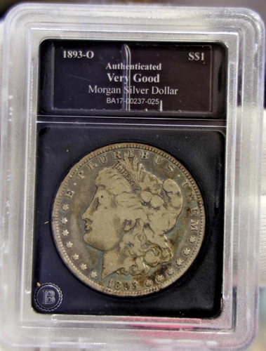 1893 O US Morgan Silver Dollar $1 VG (Key Date)