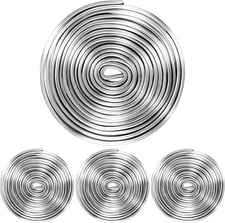 24 Ft 4 Rolls 5/64'' round Lead U Came, U Channel Lead U Hobby Came Stretcher, S