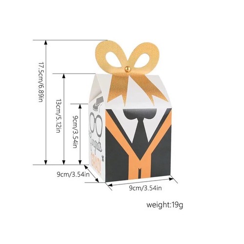 12 Graduation Favour Boxes Favours Decorations Gift Box Return Gifts Tablewear - Picture 6 of 6