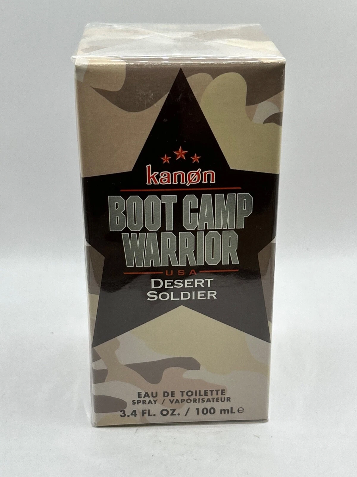 BOOT CAMP WARRIOR BY KANON 100ML EDT SPRAY VINTAGE (NEW WITH BOX & SEALED)