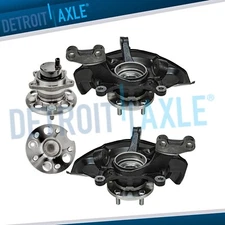 FWD Front Steering Knuckles Rear Wheel Hub and Bearings for Toyota Highlander