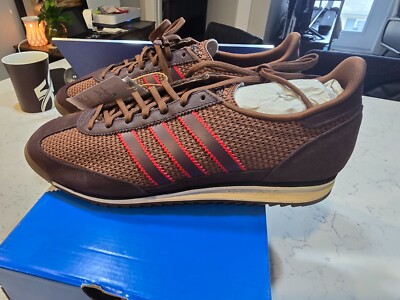 adidas SL72 OG 'Preloved Brown Collegiate Red' Men's Size 10
