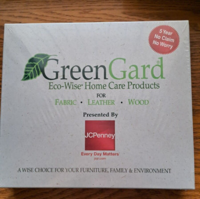 Green Card Eco-Wise Home Care Products Fabric Leather Wood NEW/SEALED