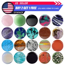 10-40pcs Mix Stone Ear Plug Expander Double Flared Saddle Ear Gauge Kit 2G-5/8"