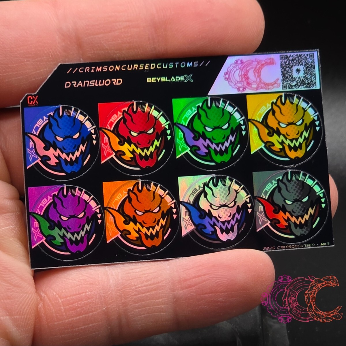 BEYBLADE X CX-08 4種類セットとステッカー Beyblade X CX Recolor Set Stickers | eBay