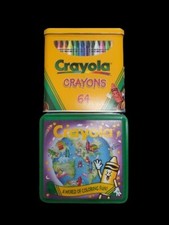 Vintage Crayola Crayon Tins Collectibles 1995  2000 Nice 