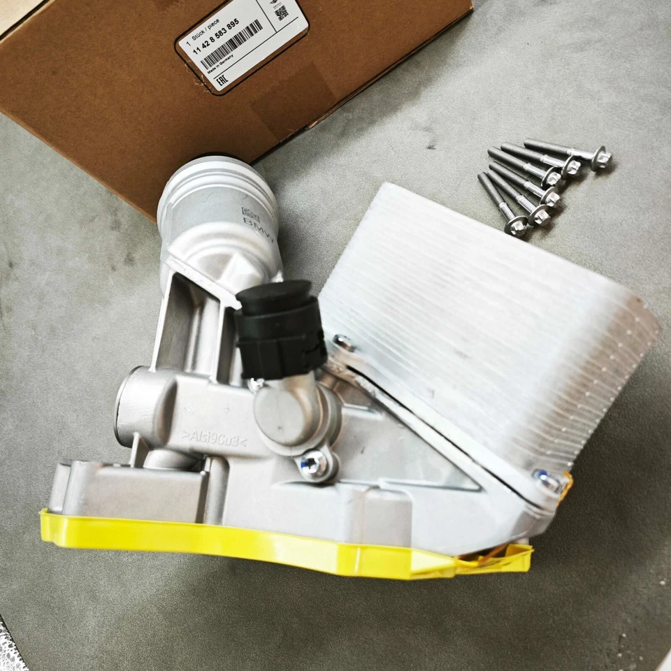 11428583895 NEW Aluminum Oil Filter Housing for BMW 2017-2021 3.0T M240I M340I Foto 2 de 4