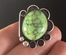 Native American Navajo RING Sterling Silver and Turquoise Size 5.5